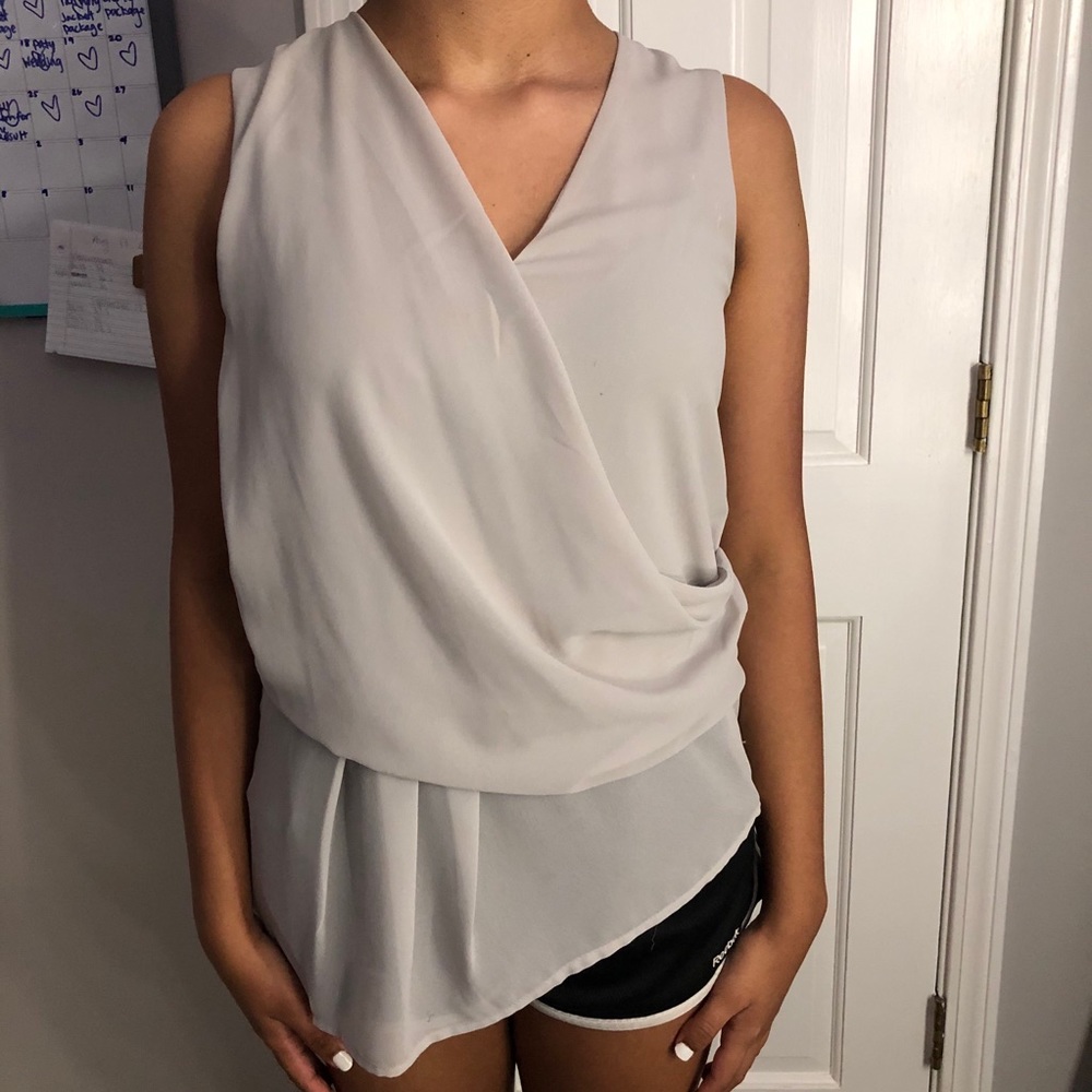 Light gray blouse